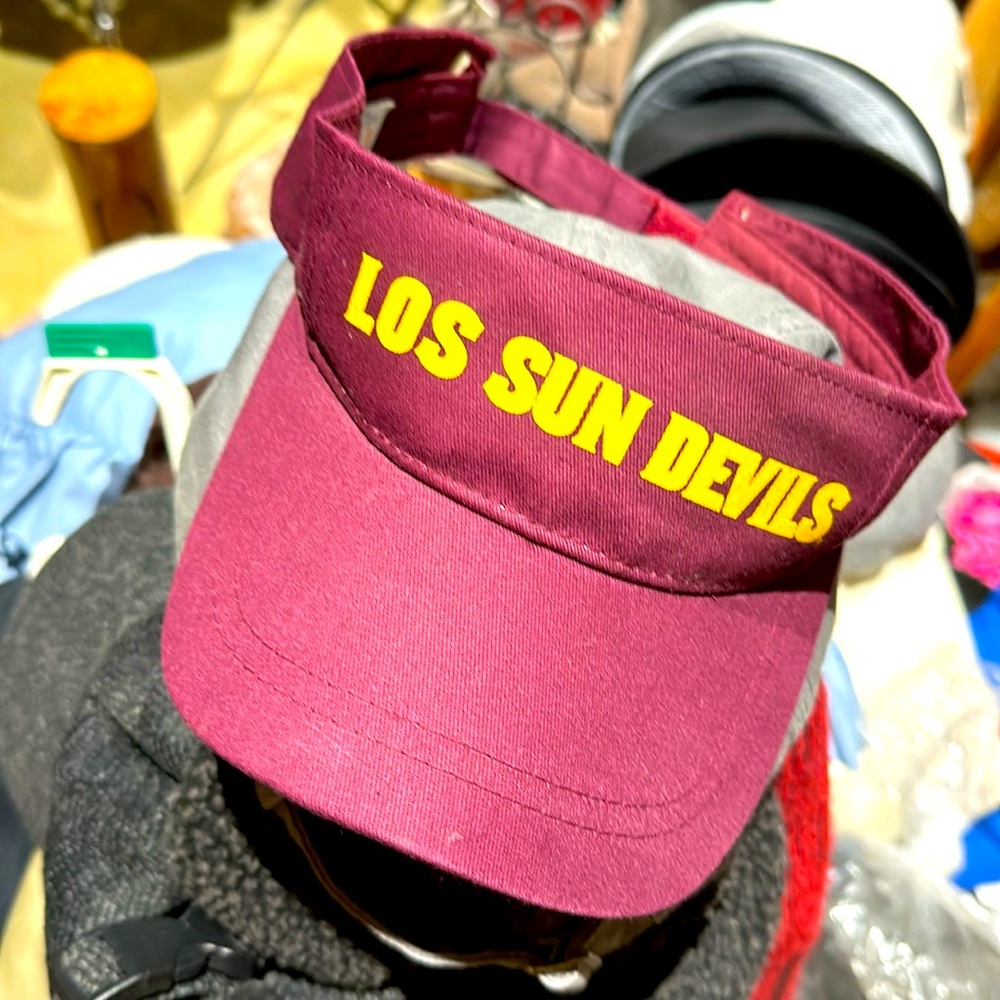 NWOT Los Sun Devils ASU Fork-U Unisex Visor